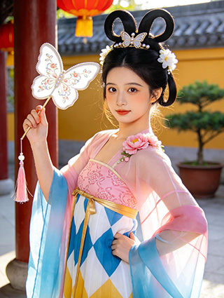 古风人像摄影甜美少女