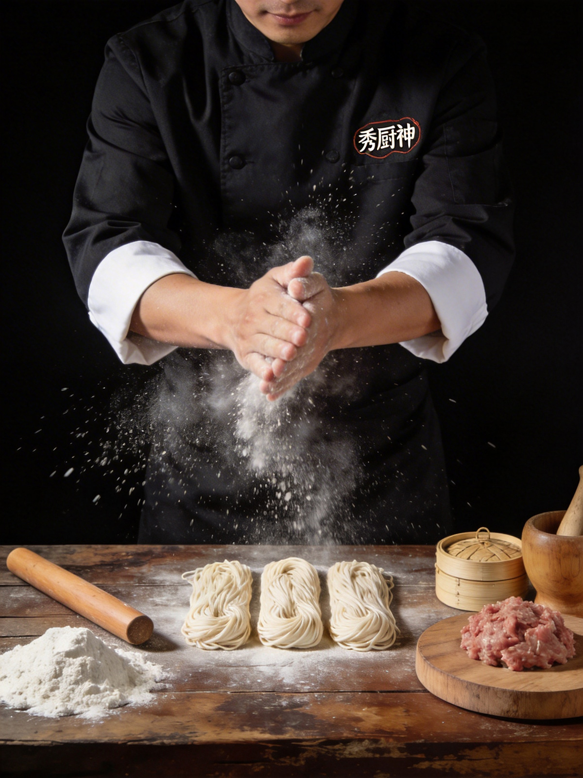 商业中式厨师美食摄影