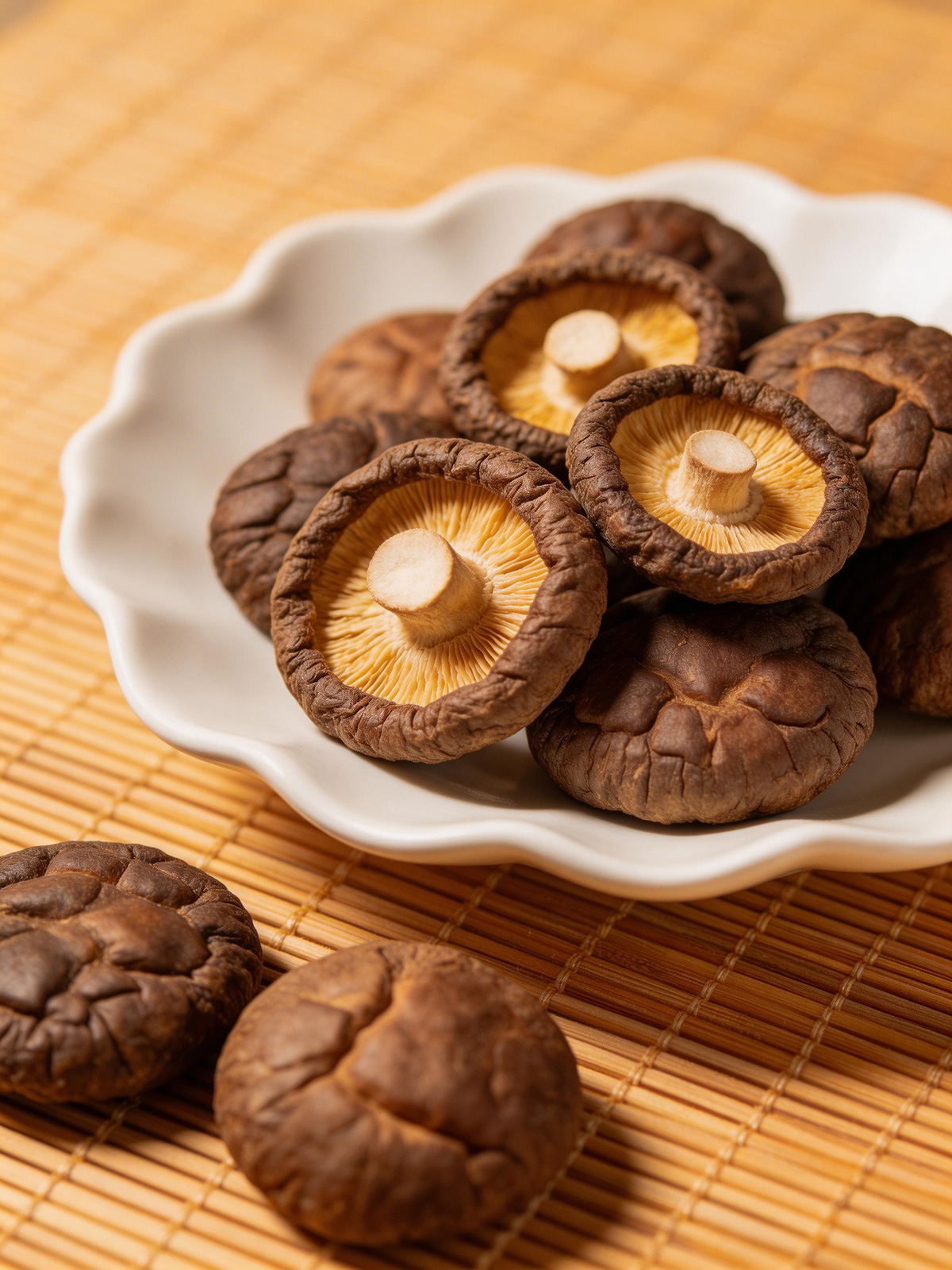 商业美食金钱香菇产品摄影