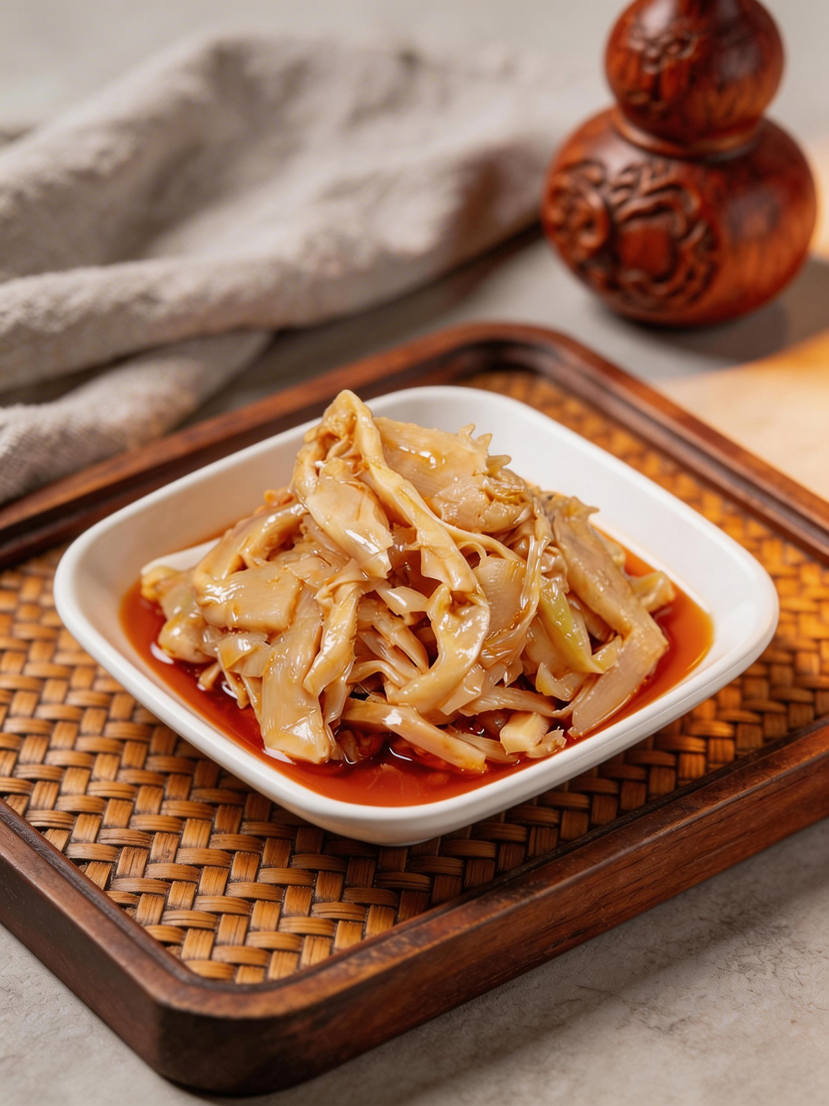 专业美食凉拌笋丝摄影