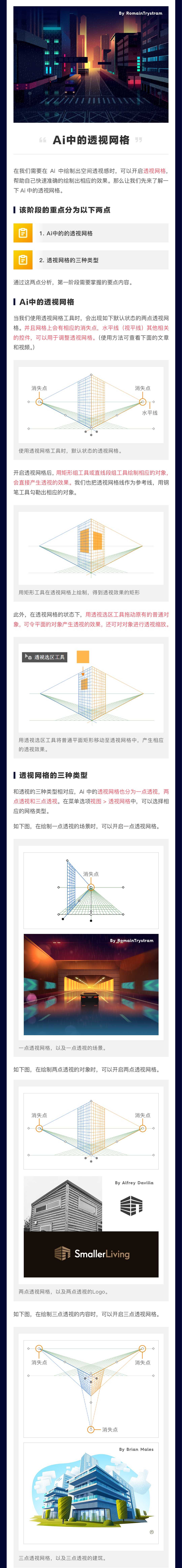 高手的 Ai 兵器谱之「理解透视网格」